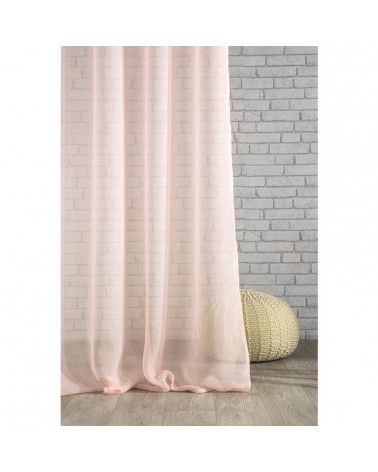 Firana zasłona dekoracyjna 140x250 METIS Eurofirany Różowa