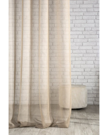 Firana zasłona dekoracyjna 140x250 METIS Eurofirany Cappuccino