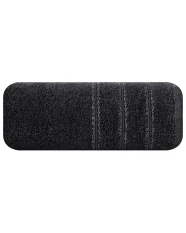 Ręcznik łazienkowy NATI 50x90 Eurofirany Czarny