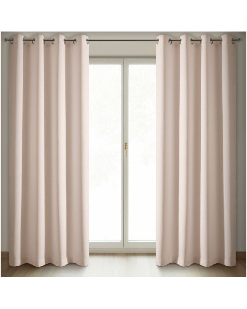 Zasłona gotowa 140x250 MIRONA Eurofirany Pudrowy Zasłona gotowa 140x250 MIRONA Eurofirany Pudrowy