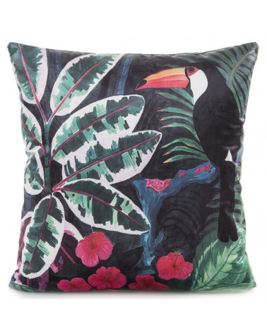 Poszewka dekoracyjna FLORINA/2 45x45 Eurofirany Welur tukan