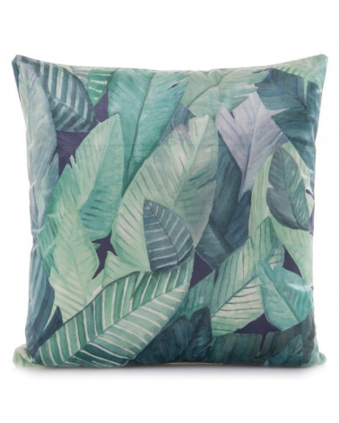 Poszewka dekoracyjna FLORINA/12 45x45 Eurofirany Welur liście