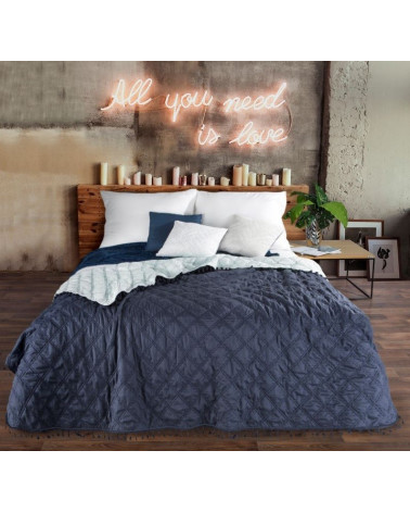Narzuta na łóżko 170x210 LELLY Eurofirany Granat