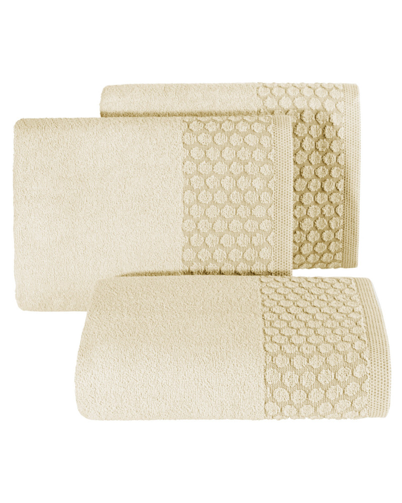 Ręcznik bawełniany LUCAS Eurofirany Beż Ręcznik bawełniany LUCAS Eurofirany Beż