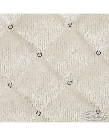 Narzuta na łóżko welurowa 170x210 LORITA Eurofirany Kremowa 