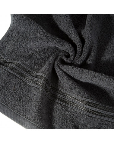 Ręcznik LORI Eurofirany trzy rozmiary czarny  Ręcznik LORI Eurofirany, trzy rozmiary, czarny