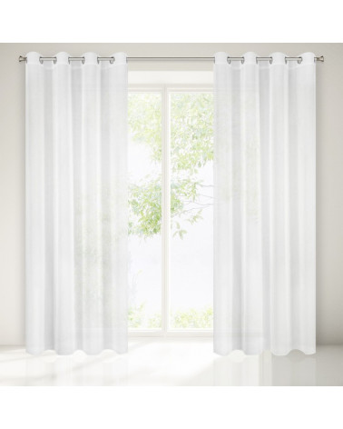 Firana ESTER Eurofirany, 140x250 Biała