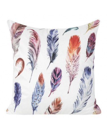 Poszewka dekoracyjna welurowa 45x45 FREYA Design 91 pióra