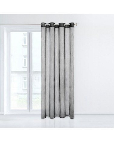 Firana gotowa MAGGIE 140x250 Design91 Czarny