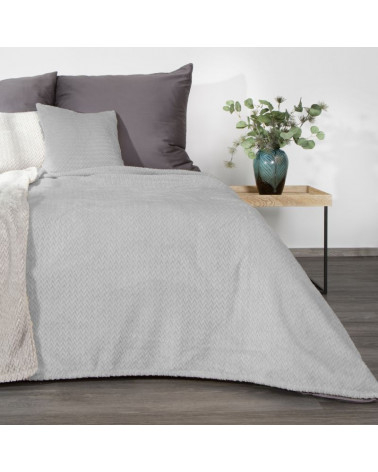 Koc narzuta 170x210 CINDY3 design 91 Srebrny