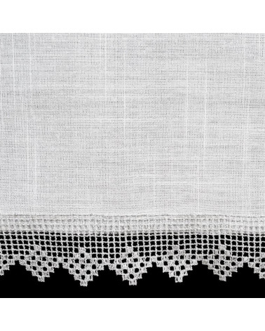 Obrus 85x85 ELIANA/2 Eurofirany gipiura  OBRUS BIEZNIK ELIANA/2 NATU+SREB EUROFIRANY KORONKA