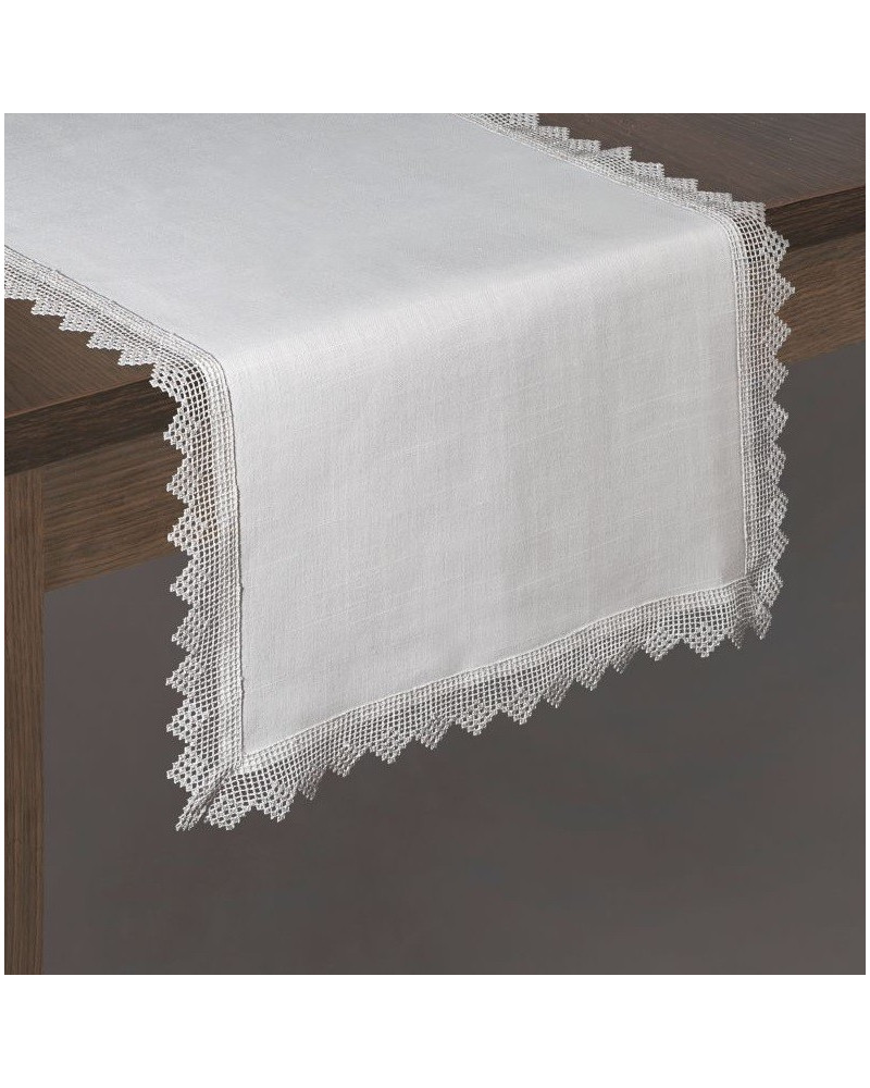 Bieżnik obrus 40x180 ELIANA/2 Eurofirany gipiura Bieżnik obrus 40x180 ELIANA/2 Eurofirany gipiura