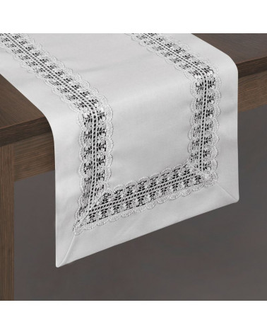 Bieżnik obrus 50x105 GRANADA Eurofirany gipiura  Bieżnik obrus 50x105 GRANADA Eurofirany gipiura