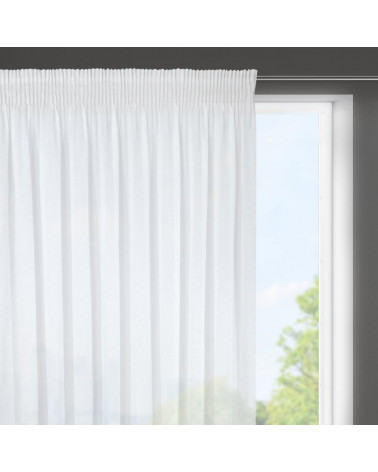 Firana gotowa VIOLA 400x145 Eurofirany Biały