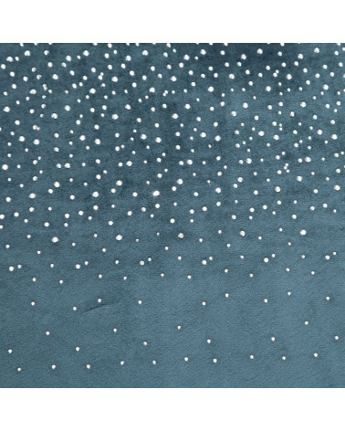 Zasłona gotowa welurowa z cekinami 140x270 AURORA Eurofirany Granatowy 