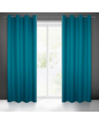 Zasłona gotowa 135x250 LOGAN Eurofirany Morski