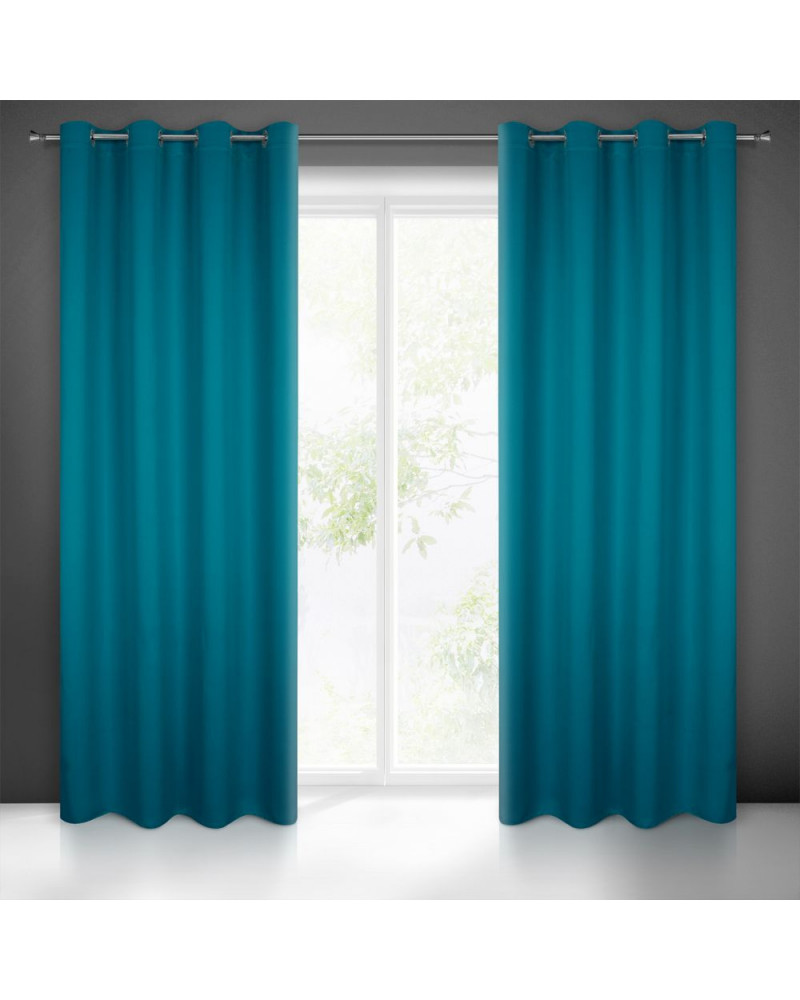 Zasłona gotowa 135x250 LOGAN Eurofirany Morski Zasłona gotowa 135x250 LOGAN Eurofirany Morski