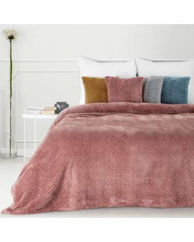 Koc 150x200 MERY Eurofirany Różowy  