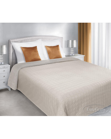 Narzuta na łóżko 200x220 CARLA Eurofirany Krem+Beż