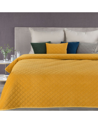 Narzuta na łóżko MILO Musztardowa dwa rozmiary