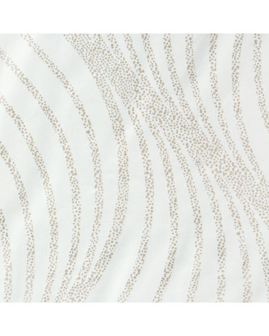 Zasłona gotowa 140x270 BLANCA3A Eurofirany Biały+Złoty 