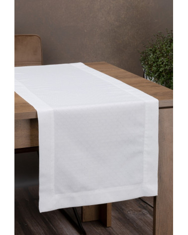 Bieżnik 40x140 ELLEN Eurofirany Biały  Bieżnik 40x140 ELLEN Eurofirany Biały