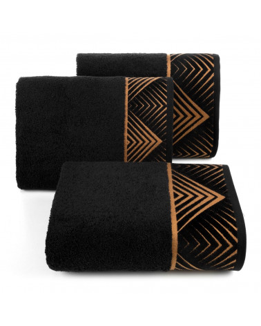 Ręcznik bawełniany VICTORIA2 Eurofirany Czarny