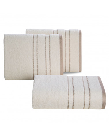 Ręcznik bawełniany KRISTI Eurofirany Kremowy