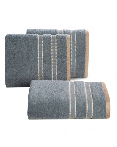 Ręcznik bawełniany 100x150 KRISTI Eurofirany Grafitowy