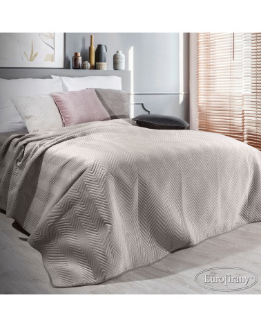 Narzuta na łóżko 220x240 SOFIA Eurofirany Beżowa