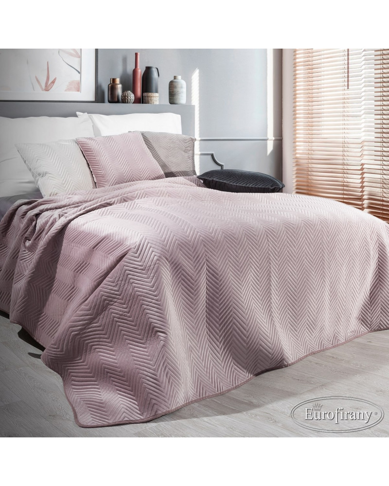 Narzuta na łóżko 230x260 SOFIA Eurofirany Pudrowy Narzuta na łóżko 230x260 SOFIA Eurofirany Pudrowy