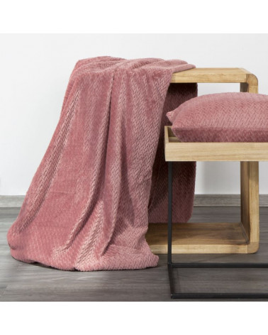 Koc narzuta 150x200 CINDY3 design 91 Różowy  