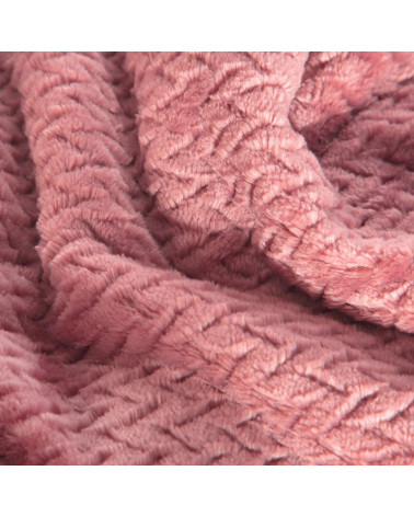 Koc narzuta 150x200 CINDY3 design 91 Różowy 