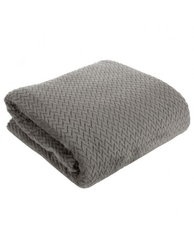 Koc narzuta 220x200 CINDY3 design 91 Grafitowy 