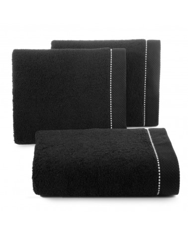 Ręcznik bawełniany 100x150 DAISY Eurofirany Czarny