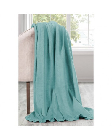 Koc 150x200 DOLLY Eurofirany Turkusowy  