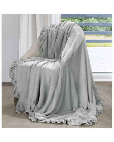 Koc 150x200 DOLLY Eurofirany Srebrny  