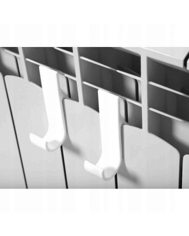 4x Wieszak na grzejnik biały 