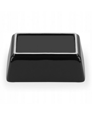 Maselnica porcelanowa z pokrywą i nożykiem 