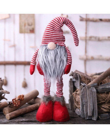 Skrzat krasnal gnom świąteczny rozsuwany teleskopowy  Skrzat krasnal gnom świąteczny rozsuwany teleskopowy