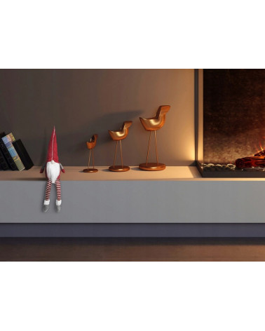 Skrzat krasnal gnom świąteczny 50 cm zielony  