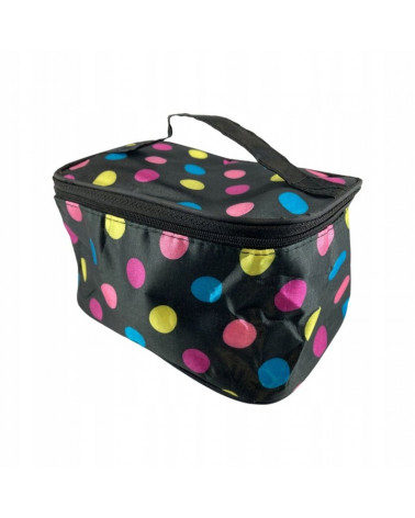 Kosmetyczka podróżna w grochy  