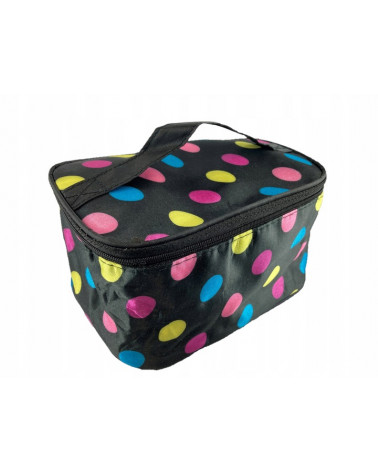 Kosmetyczka podróżna w grochy 