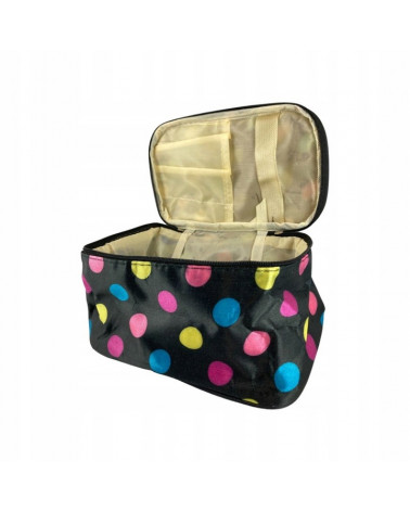 Kosmetyczka podróżna w grochy  