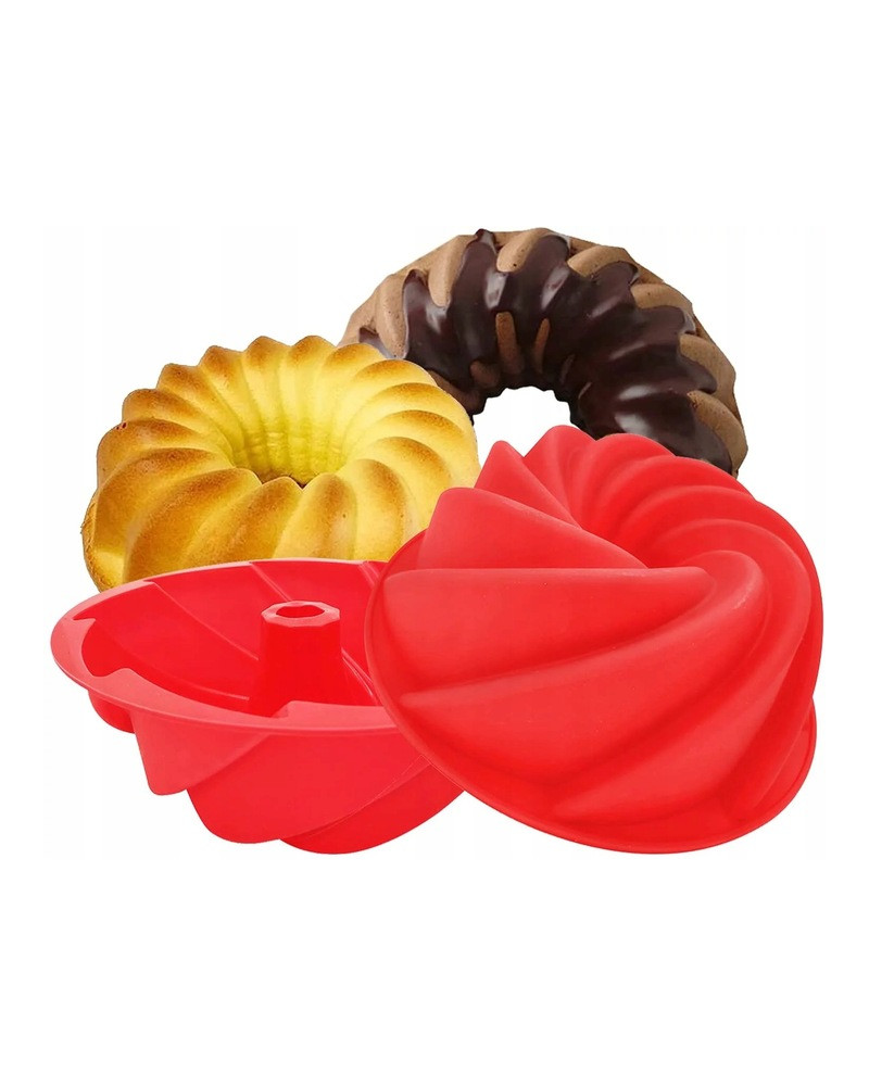 SILIKONOWA FORMA DO PIECZENIA CIASTA BABKI 