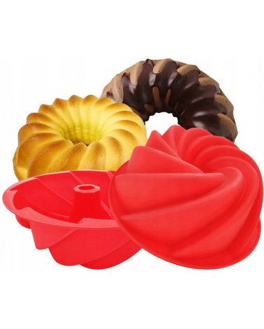 SILIKONOWA FORMA DO PIECZENIA CIASTA BABKI  