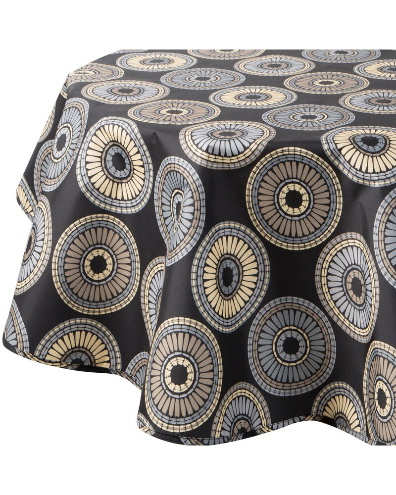 Okrągły obrus GARDEN na taras z wodoodpornej tkaniny 150RD 