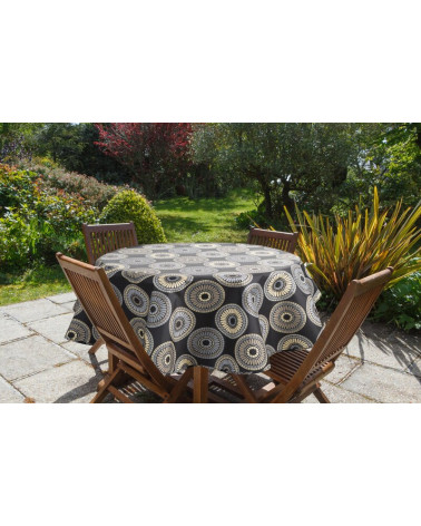 Okrągły obrus GARDEN na taras z wodoodpornej tkaniny 150RD  