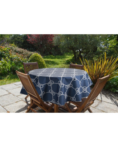 Okrągły obrus GARDEN na taras z wodoodpornej tkaniny 150RD  