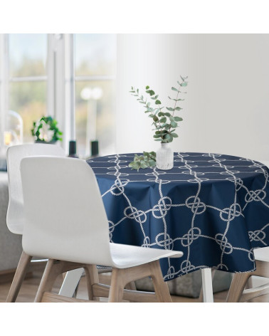 Okrągły obrus GARDEN na taras z wodoodpornej tkaniny 150RD 